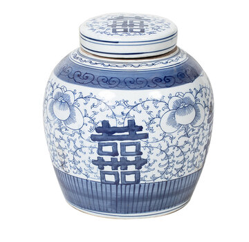 Yajutang Chinesische Porzellan Deckelvase