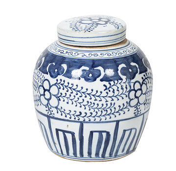 Yajutang Chinese Porcelain Lid Vase