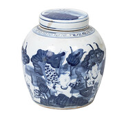 Yajutang Chinese Porcelain Lid Vase