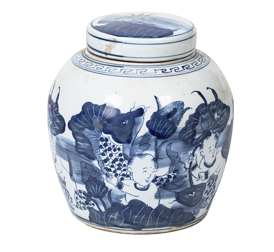 Chinese porcelain lidded vase27 cm high Ø 26cm