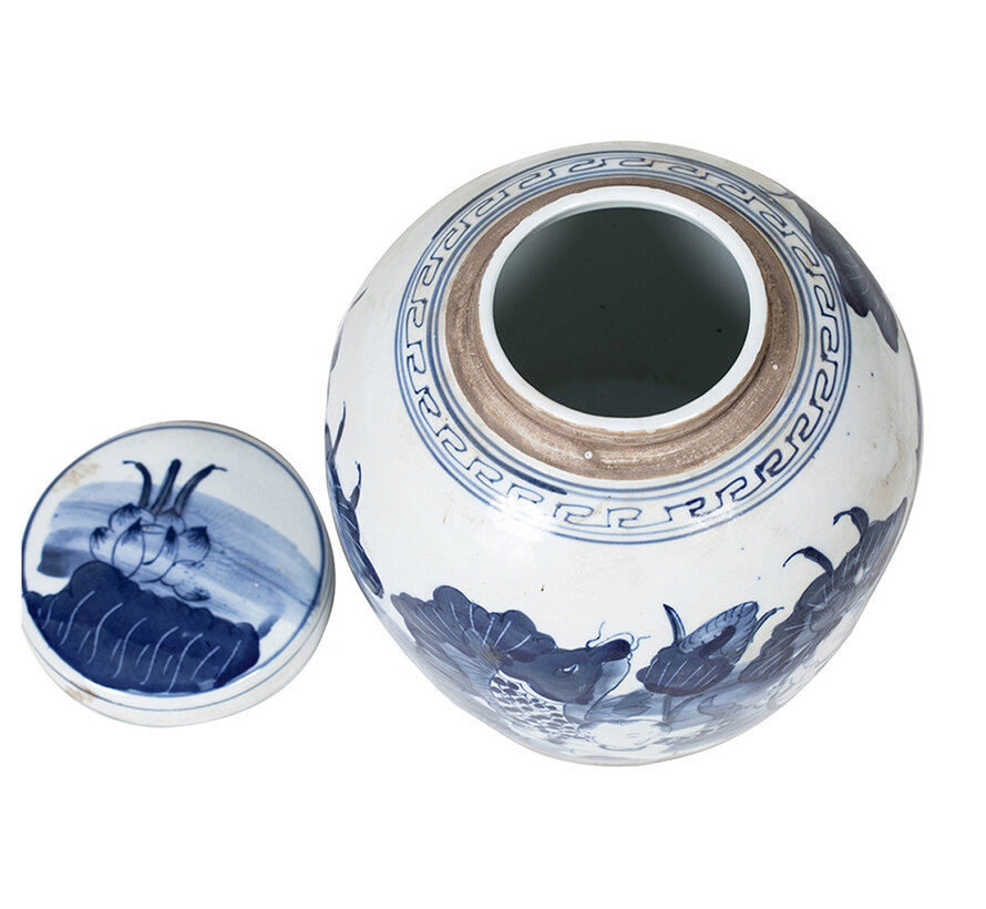 Chinese porcelain lidded vase27 cm high Ø 26cm