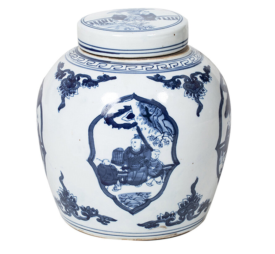 Chinese porcelain lidded vase27 cm high Ø 26cm