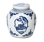 Chinese porcelain lidded vase27 cm high Ø 26cm