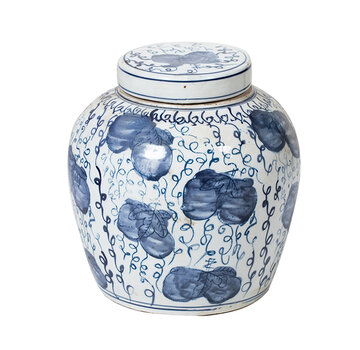 Yajutang Chinese Porcelain Lid Vase
