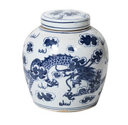 Yajutang Chinese Porcelain Lid Vase