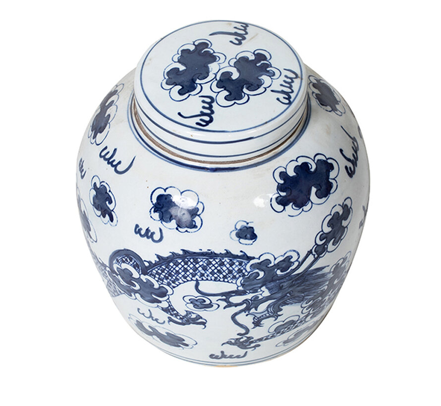 Chinese porcelain lidded vase27 cm high Ø 26cm