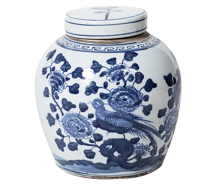 Chinese porcelain lidded vase27 cm high Ø 26cm