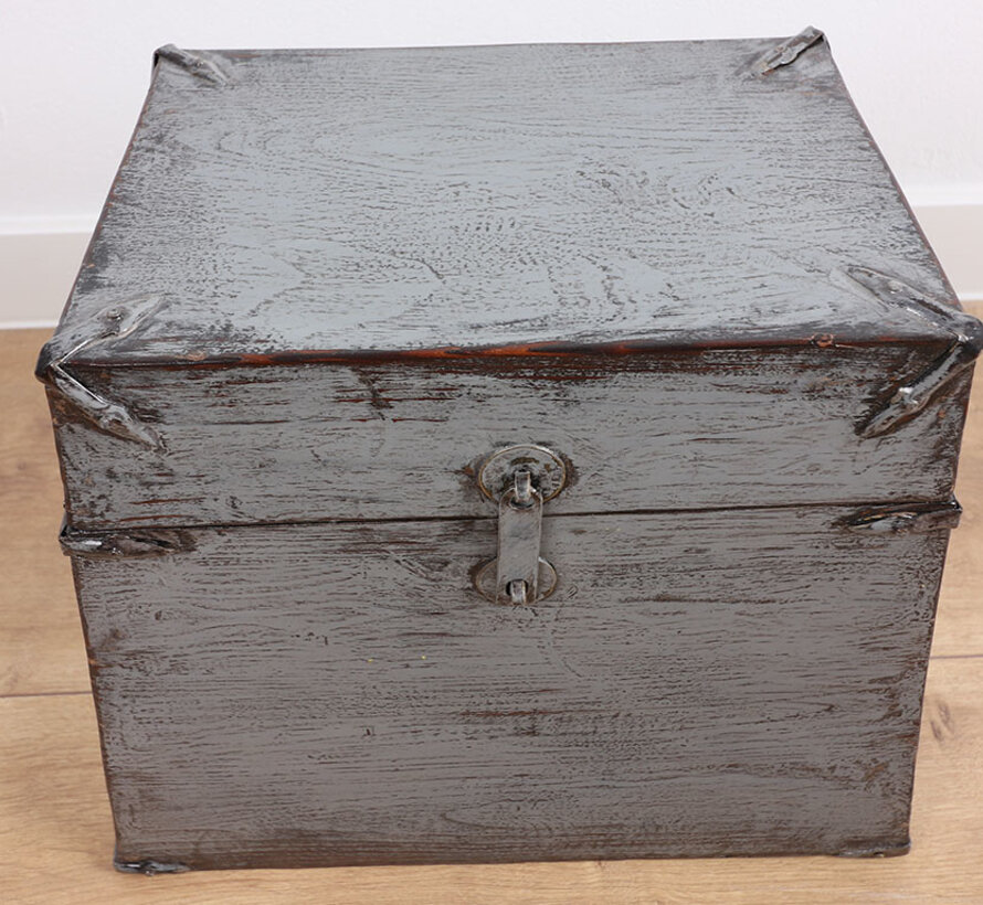 Antique Chinese chest gray