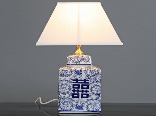 Yajutang Porcelain vase lamp & double happiness