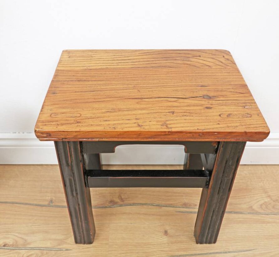 stool flower table meditation seat side table rustic elegant