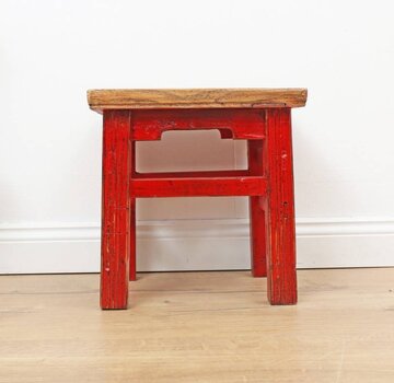 Yajutang Stool flower table side table red