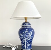 Yajutang Vase Lamp plum blossom blue