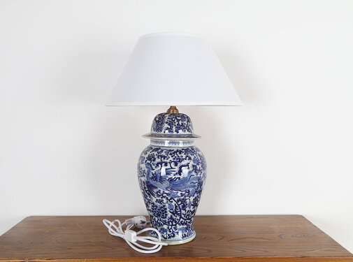 Yajutang Porcelain vase lamp with phoenix