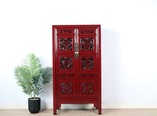 Yajutang antique cabinet purple red RAL 3004