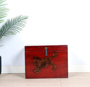 Yajutang Antique Chinese painted wooden chest
