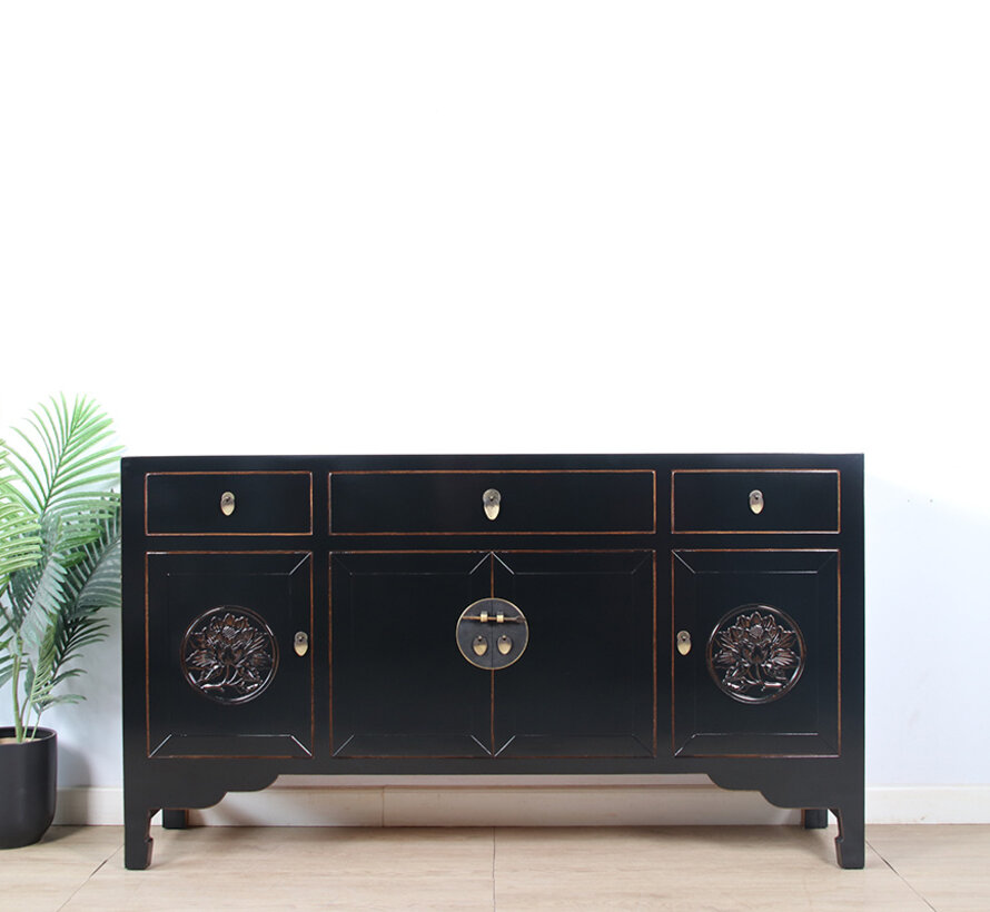 Sideboard  mit Lotusblumen Symbol Reinheit Erleuchtung