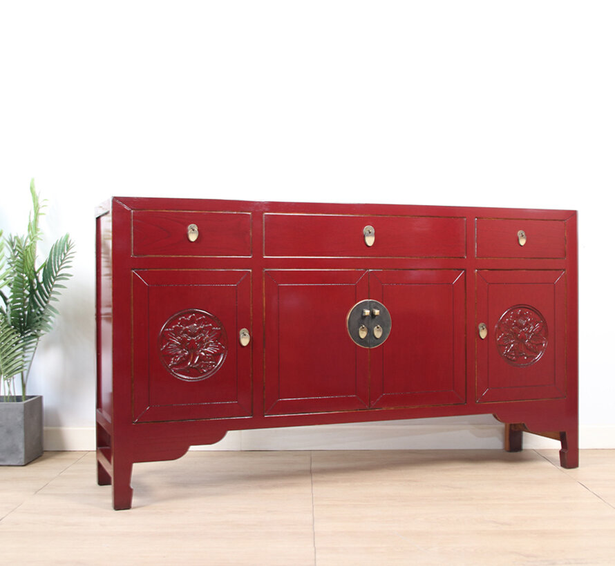 Sideboard  mit Lotusblumen Symbol Reinheit Erleuchtung