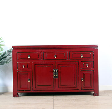 Yajutang Antik chinesisches Sideboard purpurrot