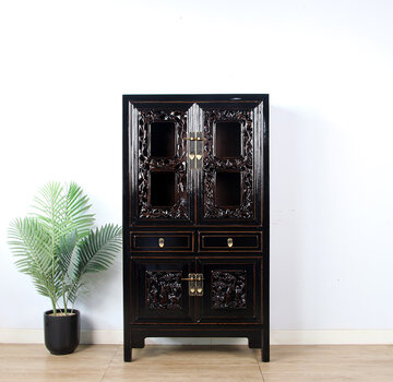 Yajutang antique Chinese wedding cabinet black