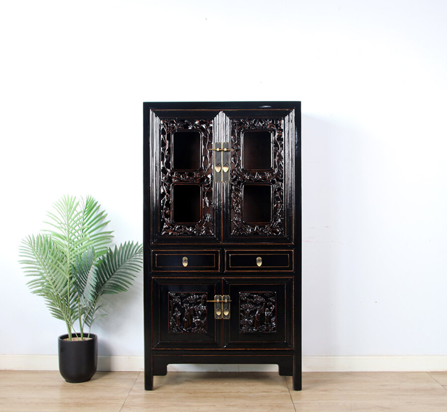 antique Chinese wedding cabinet  black