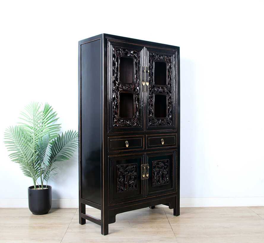antique Chinese wedding cabinet  black