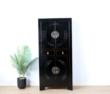 Yajutang Chinese wedding cabinet black