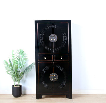 Yajutang Chinese wedding cabinet black