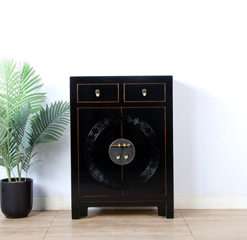 Yajutang Chinese dresser wedding cabinet black