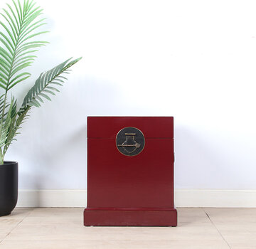 Yajutang Chinese Storage Chest Red RAL3004