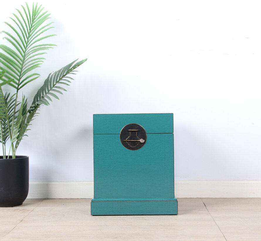 Truhe Symbol Glück Reichtum Langlebigkeit Harmonie RAL5018