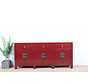 Chinese dresser sideboard 6 doors 3 drawers purple RAL3004