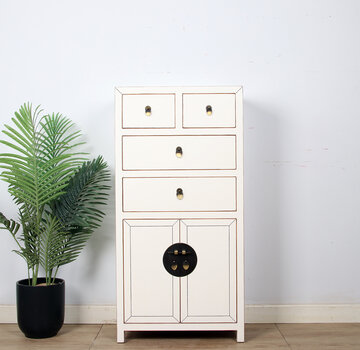 Yajutang Chinese chest of drawers Cremeweiß