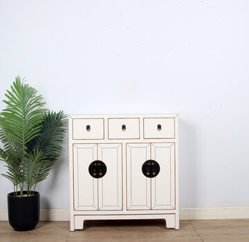 Yajutang Chinese cabinet Asian Cream white