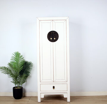 Yajutang Wedding cabinet 2 doors 1 drawer Cream white