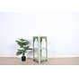 Flower column plant stand side table shelf solid wood