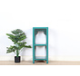 Flower column plant stand side table shelf solid wood
