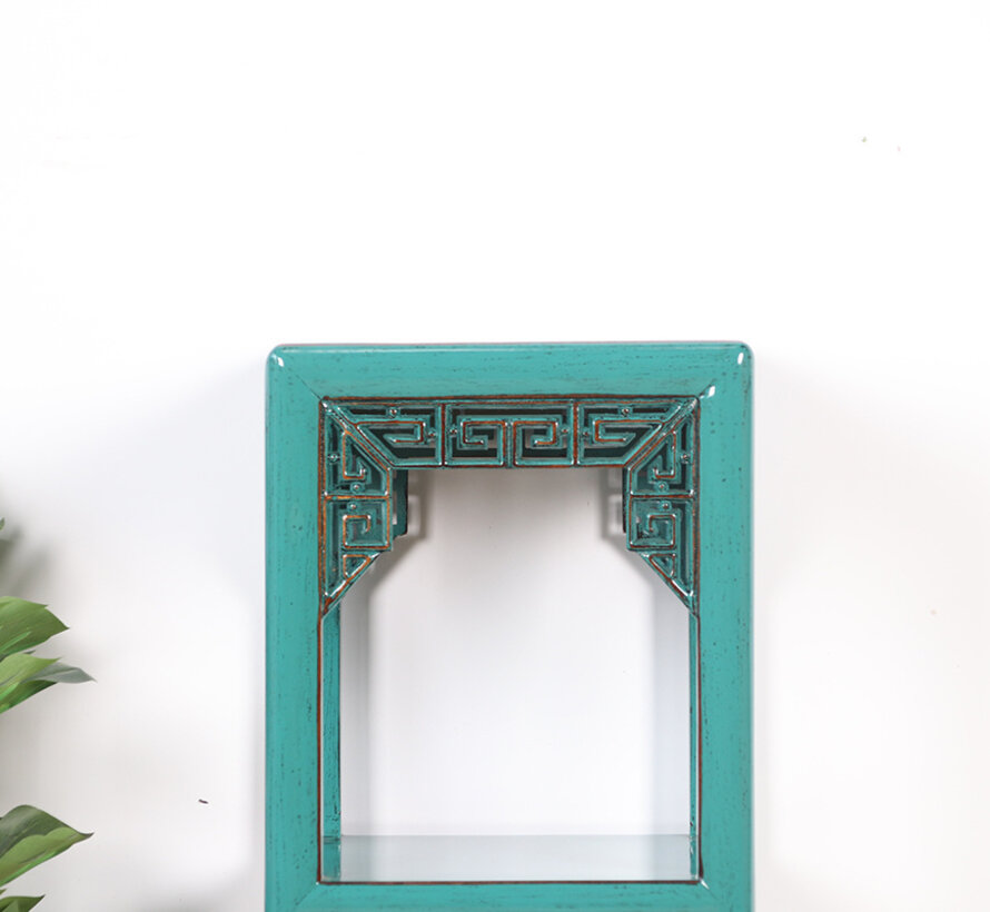 Blumensäule Pflanzenständer Beistelltisch Regal Massivholz