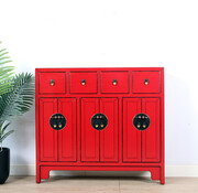 Yajutang Chinese  sideboard red