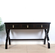 Yajutang Schreibtisch Desk handarbeit Massivholz natur Rattan