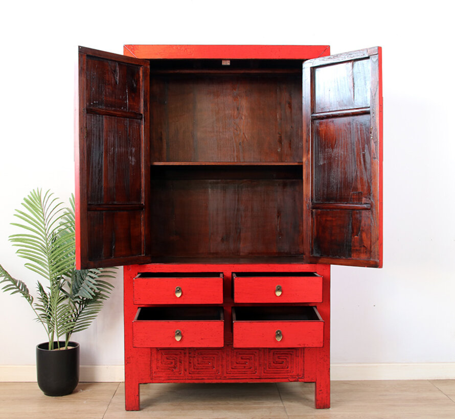 Antiker chinesischer Hochzeitsschrank Schrank