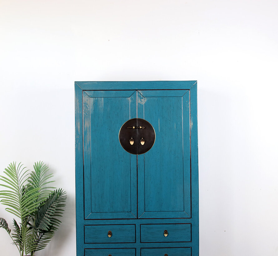 Antique Chinese Wedding Cabinet Cupboard