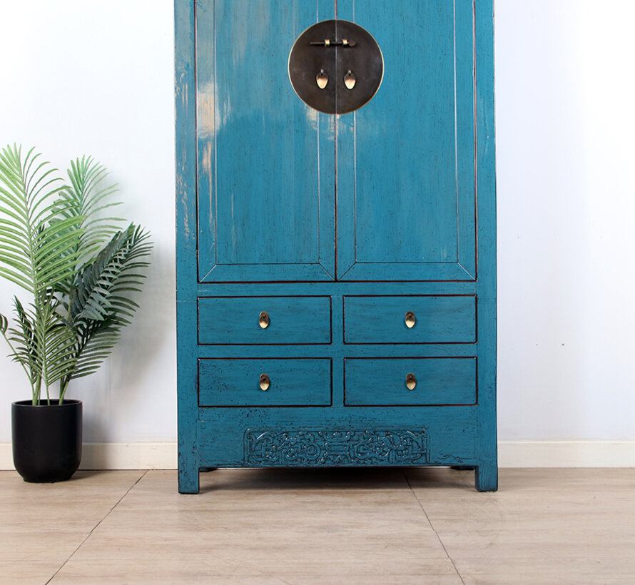 Antique Chinese Wedding Cabinet Cupboard