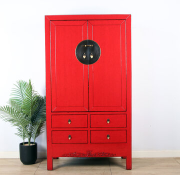 Yajutang Antique Chinese Wedding Cabinet red