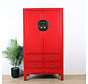 Chinese Wdding Cabinet in red tradition Meets Elegance