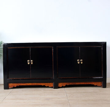 Yajutang Antike chinesisches Sideboard schwarz