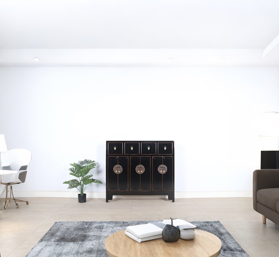 chinesische Kommode Sideboard 4 Schubladen 6 Türen