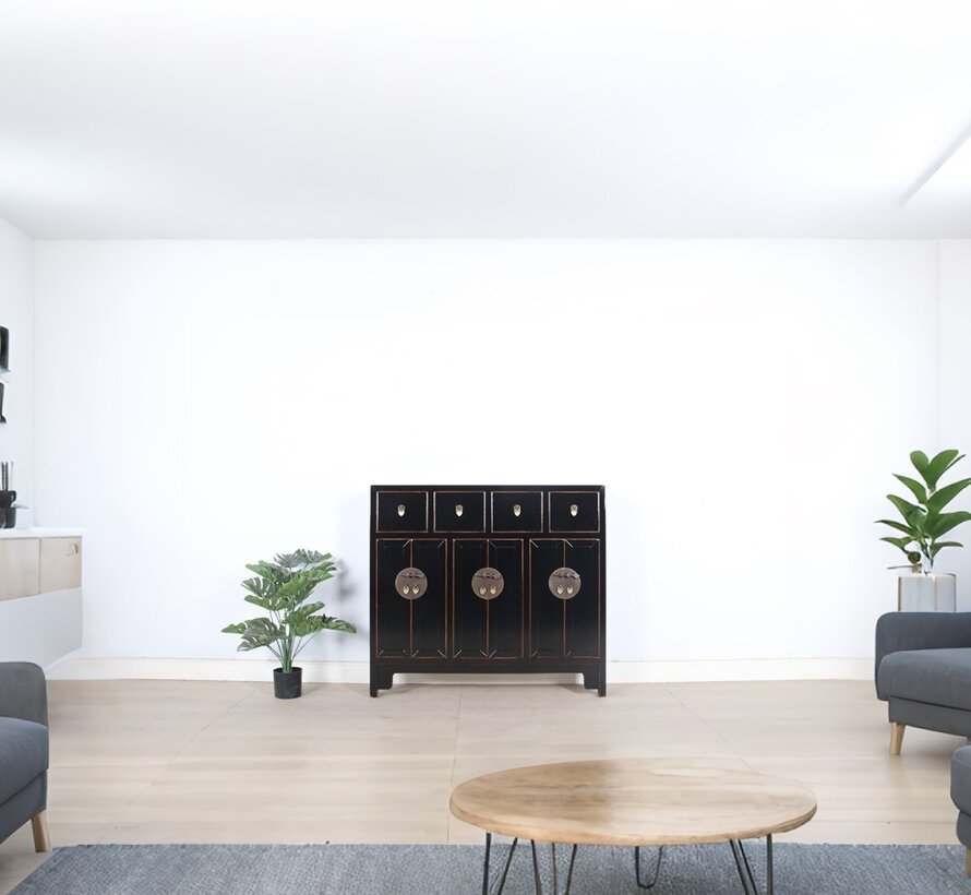 chinesische Kommode Sideboard 4 Schubladen 6 Türen