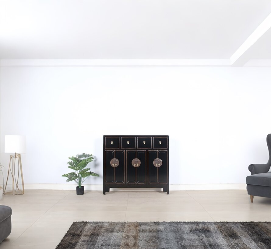 chinesische Kommode Sideboard 4 Schubladen 6 Türen