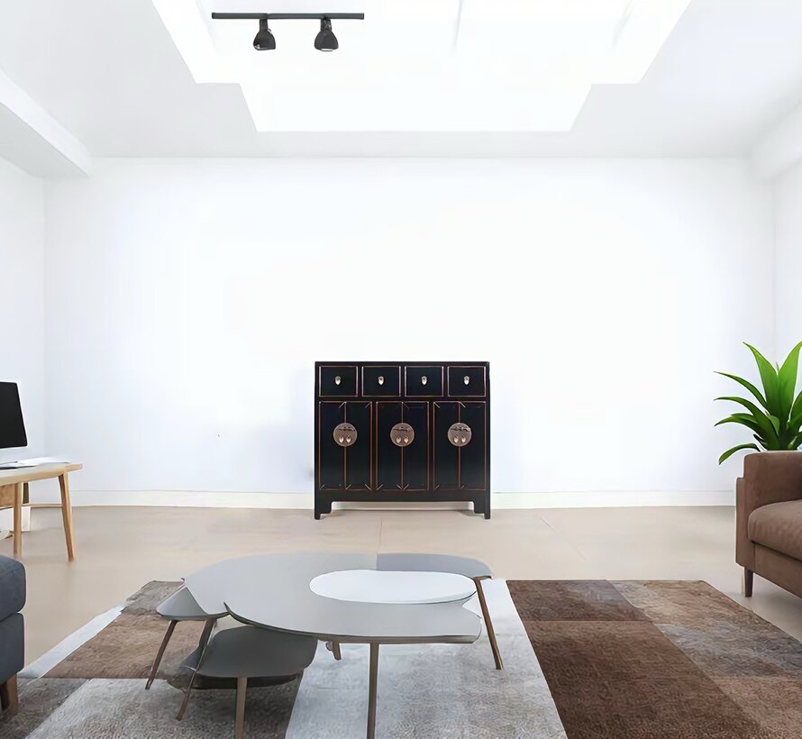 chinesische Kommode Sideboard 4 Schubladen 6 Türen
