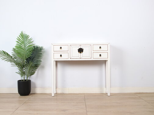 Yajutang China Konsole Sideboard  cremeweiß